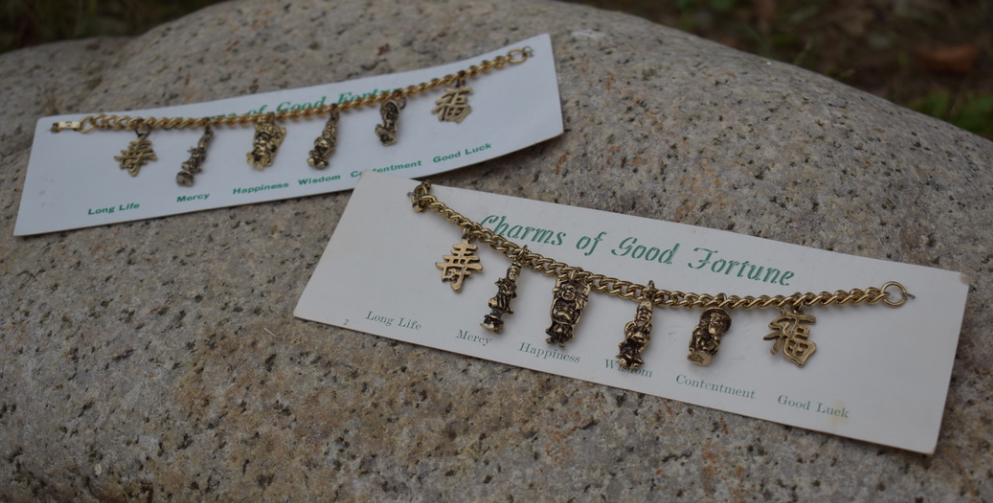 Two 1940's-60's vintage souvenir charm bracelets