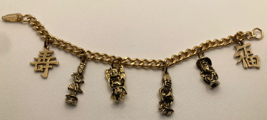 Two 1940's-60's vintage souvenir charm bracelets