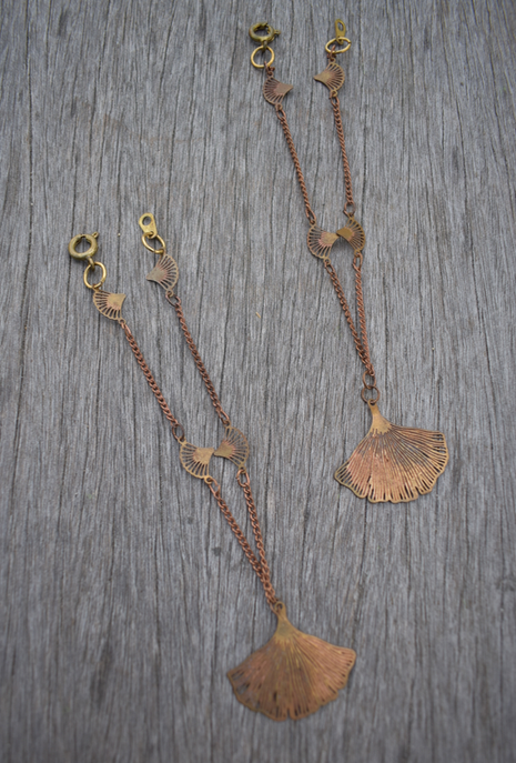 Two 1970's vintage brass bracelets